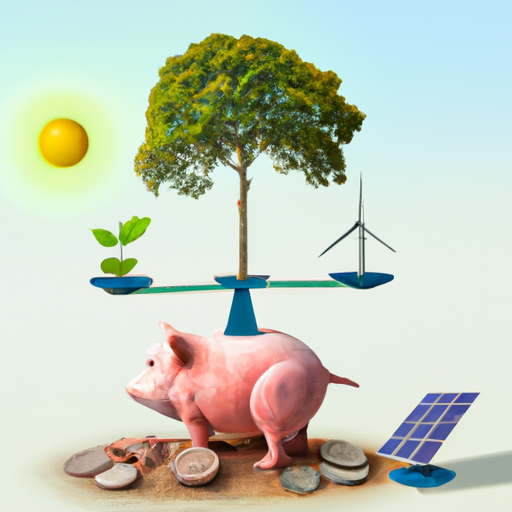 An image that visually represents the key principles of sustainable finance